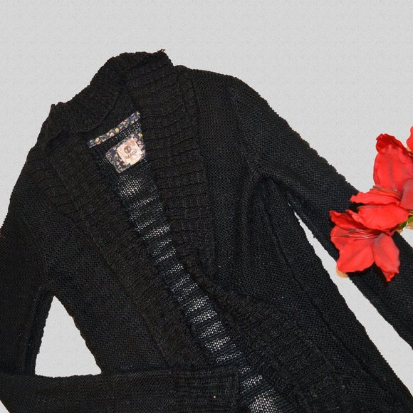 3/$15 🌺Element Black Knitted Cardigan - Picture 3 of 8